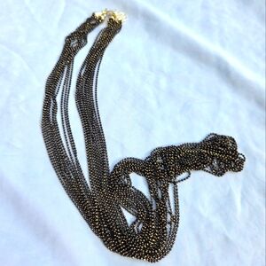 HTF Kendra Scott Reese Multi Strand Beaded Necklace